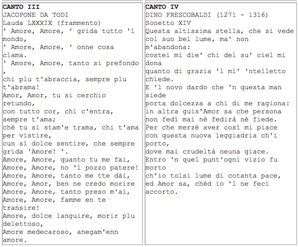 cinque canti 2