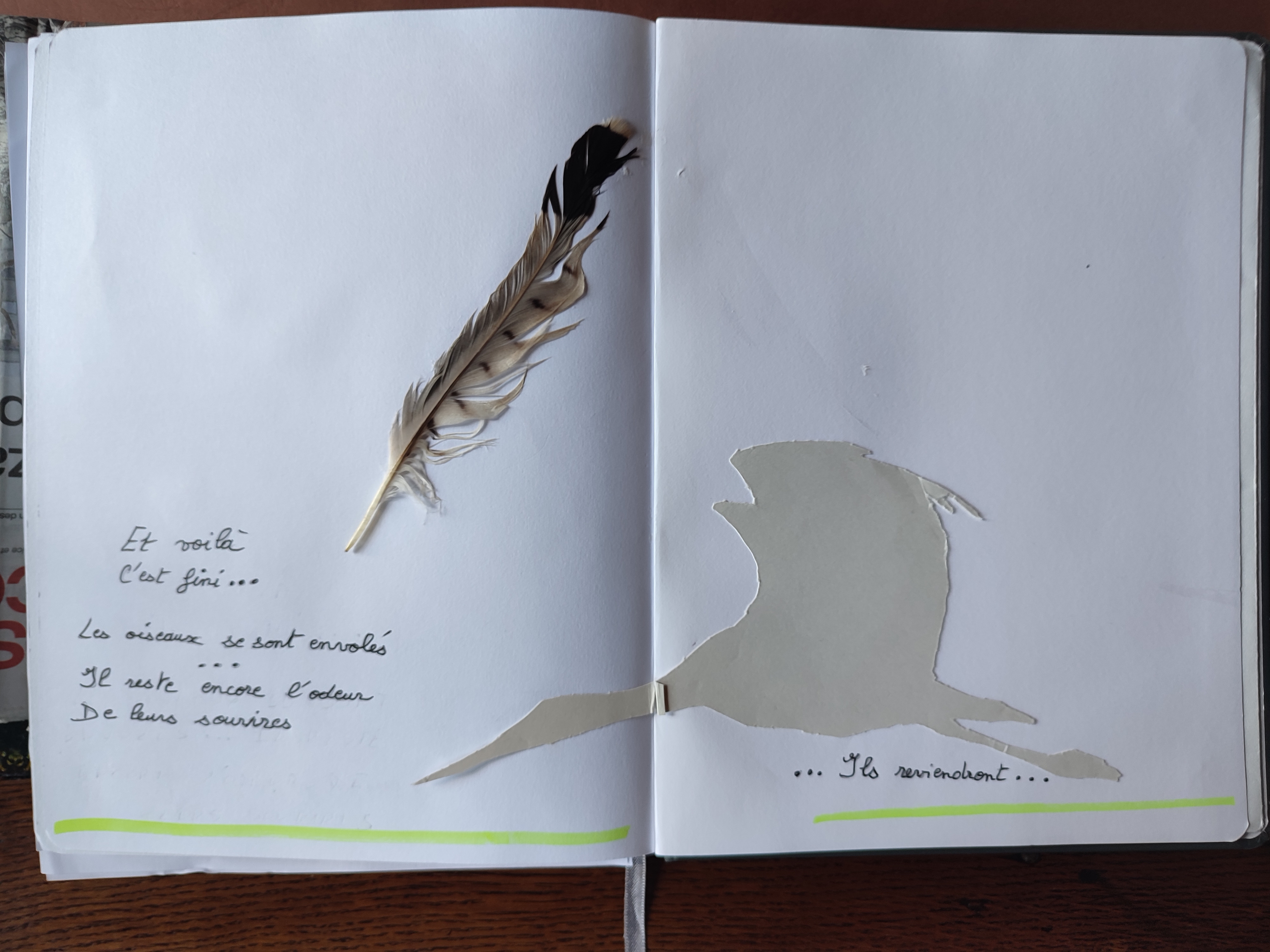 derniere page carnet